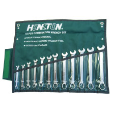 HONITON HDCW1512SE Sada ráčnových klíčů pevných, matných, 12dílů 8-19mm