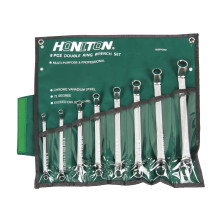 HONITON HDWP7508 Sada klíčů očkových vyhnutých 8dílů 6-22 mm matný